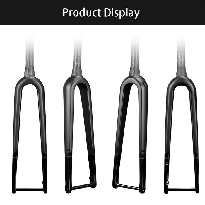 TOSEEK vélo fourche avant en Fiber de carbone gravier