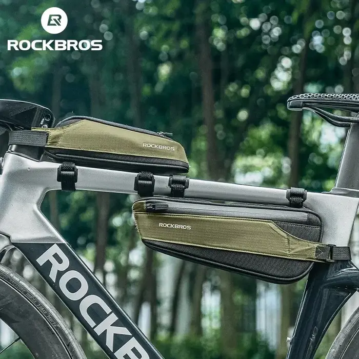 ROCKBROS sac de vélo Portable cyclisme haut bas Tube sac vtt route téléphone sac à outils réfléchiss