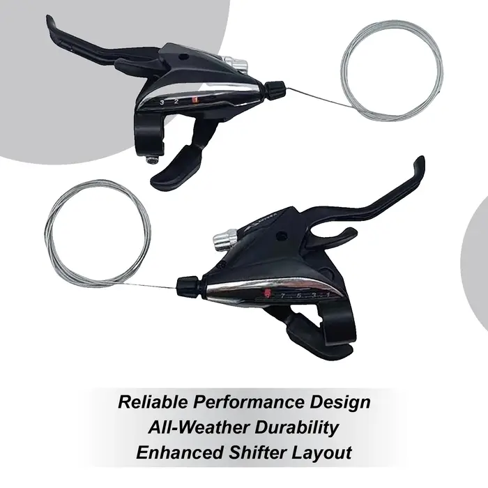 Levier de changement de vitesse pour vélo, 3x9, 1 paire, levier de changement de vitesse pour vélo d