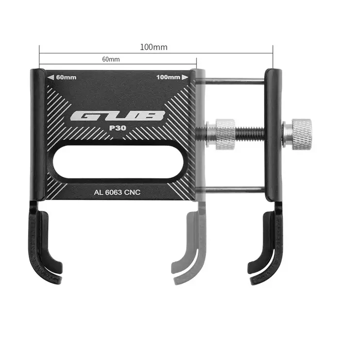 GUB – Support de téléphone de vélo en aluminium, réglable, pour GPS