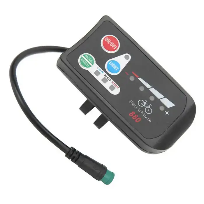 Affichage de la batterie électrique avec connecteur étanche