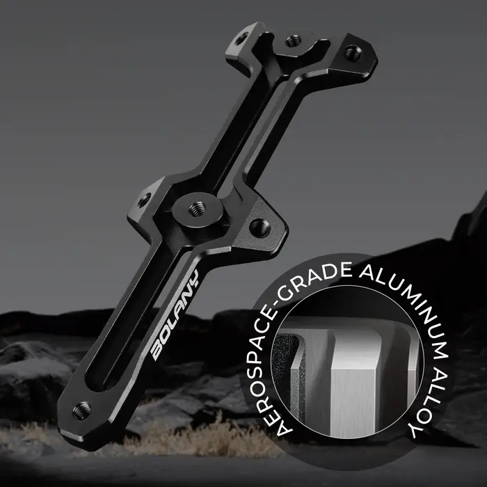 BOLANY Double tête vélo porte-bidon support d'extension en alliage d'aluminium VTT cadre tasse d'eau bouilloire support cadre d'extension