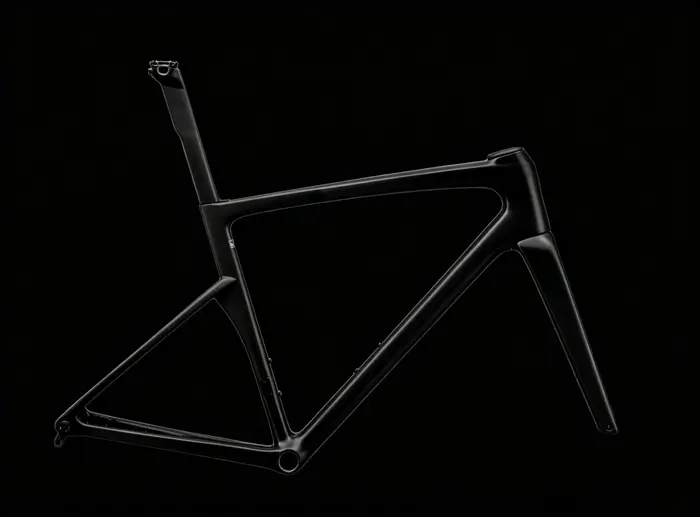 Nouveau cadre de vélo de route 2027 en fibre de carbone intégrale, forme aérodynamique, 700C, frein