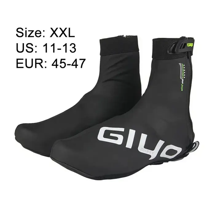 1 paire couvre-chaussures de cyclisme imperméable à l'eau à la pluie chaud homme femme
