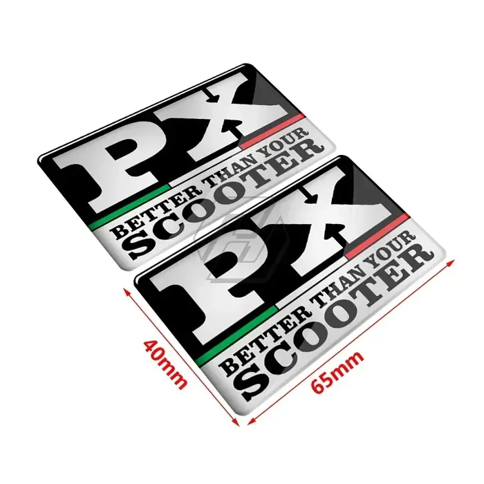 Autocollant de moto 3D pour Scooter Piaggio Vespa PX125 PX150 PX200 PX 125 150 200