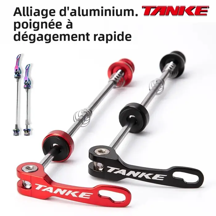 TANKE vélo boulon à dégagement rapide moyeu brochettes levier essieu route VTT pièces de rechange pour avant 100mm arrière 135mm