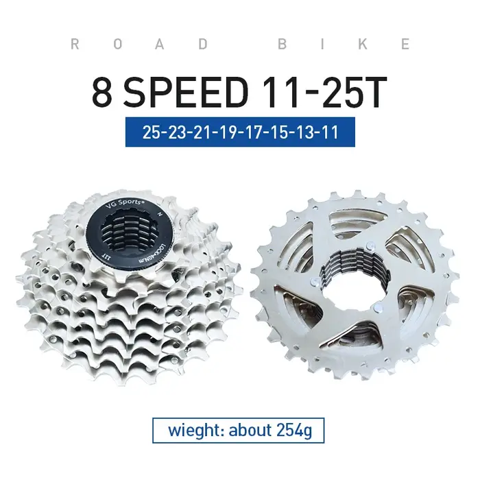 8 9 10 11 vitesses Velocidade11-25T/28T/32T/36T roue libre vélo de route Cassette roue libre 9v 10v 