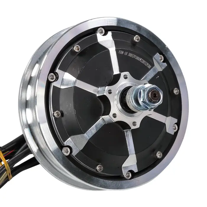 VDM Moteur de 10 pouces avec poignées Anneau de moyeu amovible pour VDM-10 APOLLO GBathroom ST E-GLIDE MACH 10 SPEEDUAL LITE Scooter électrique avant et arrière