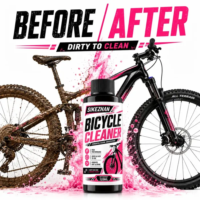 Nettoyant pour transmission de vélo 100 ml, liquide de nettoyage et d'entretien de chaîne de vélo, dégraissant en spray, nettoyant pour chaîne de vélo, dégraissant pour vélo