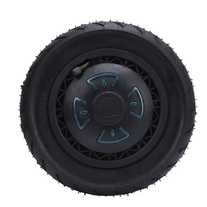 Moteur de moyeu sans balais pour Scooter électrique, 10 pouces, en caoutchouc et aluminium, roue de 