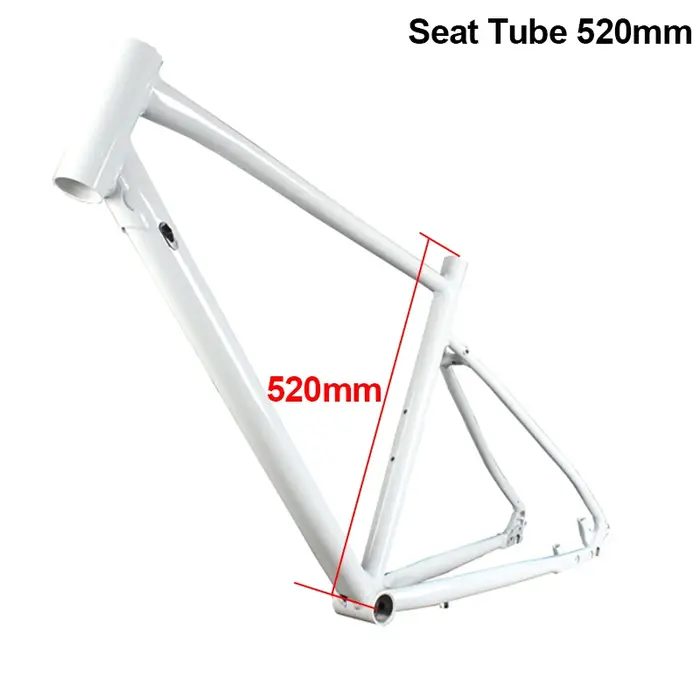 Cadre de vélo tout-terrain en alliage d'aluminium 700C avec frein à disque