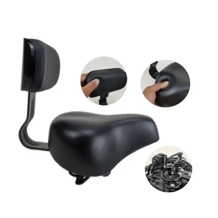 Selle de vélo électrique, pièces universelles avec accessoires arrière