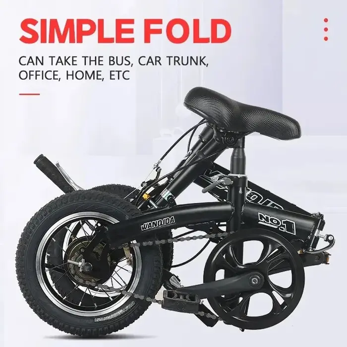 Vélo de course tout-terrain pliable pour étudiants, adultes et adolescents