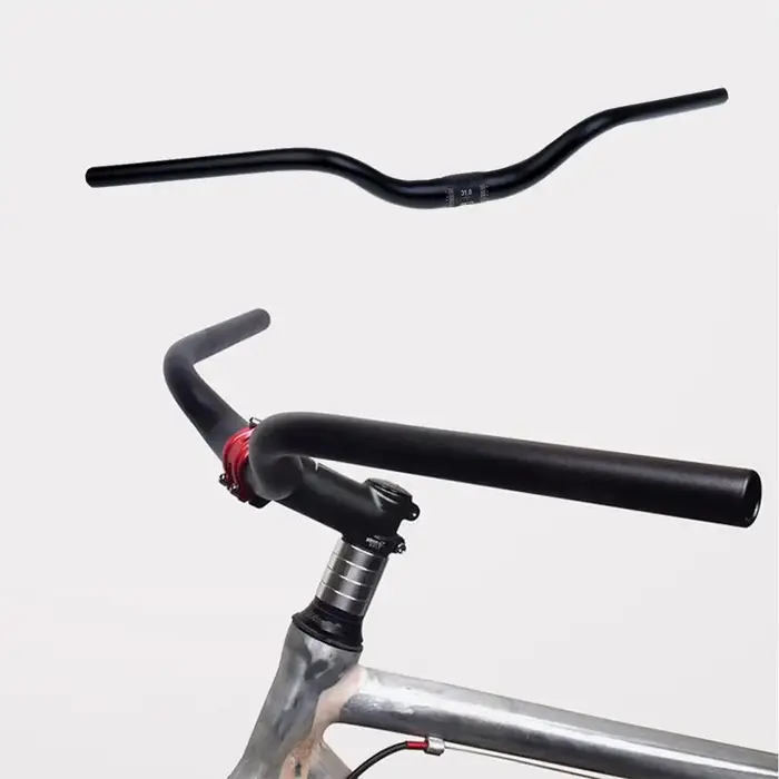 Guidon de vélo VTT Riser Bar rétro pour femmes 31,8x640mm Noir