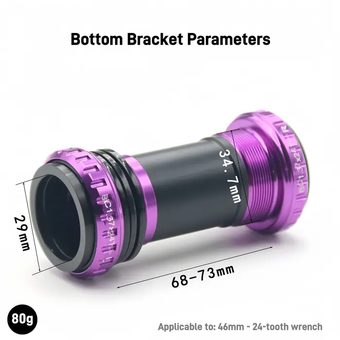 EVOSID – support de pédalier de vélo de route BSA 68/73mm BB pour SRAM DUB 29mm