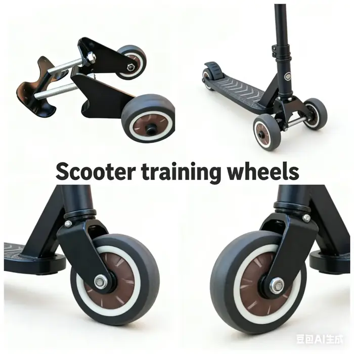 Roues stabilisatrices auxiliaires pour trottinette électrique Hx X6 – Accessoires anti-chute