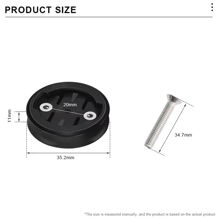 Support de téléphone de vélo, support de capuchon supérieur de tige pour Garmin Edge Bryton Cateye v