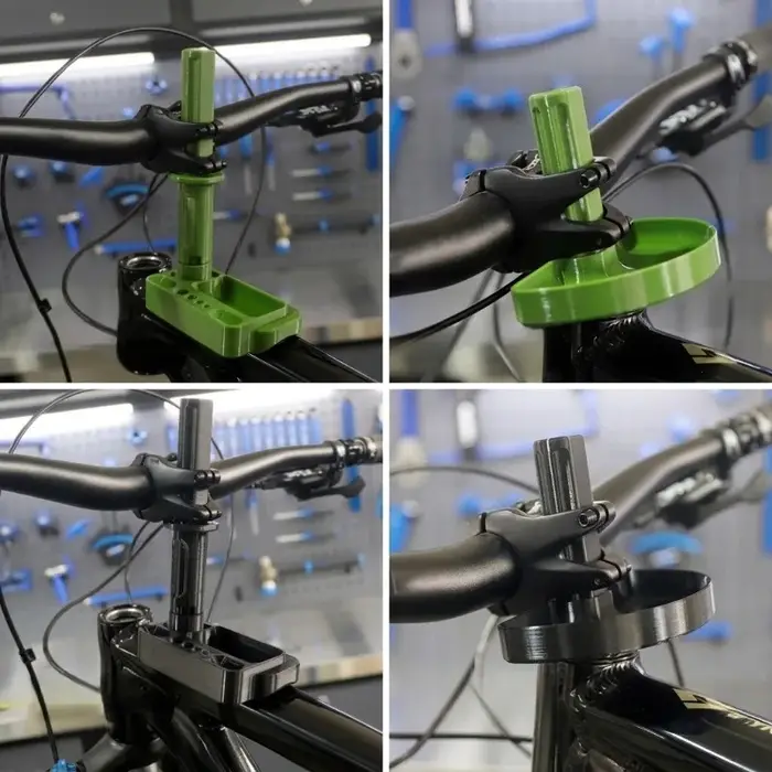 Support de montage amovible pour tube de direction de VTT