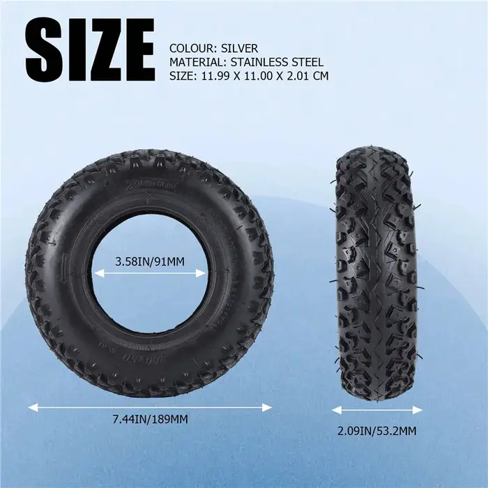 Pneu extérieur 200X50 pour roue arrière Speedway Mini 4 Pro