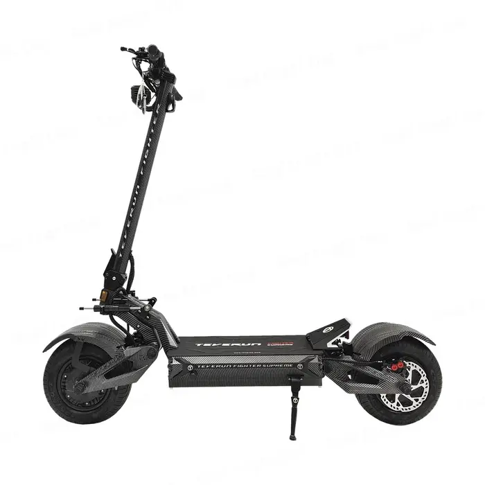 Trottinette électrique TEVERUN Fighter Supreme+ 7260R V6 2500W*2 Double moteur Batterie 72V 60Ah Écran 4 pouces Frein 4