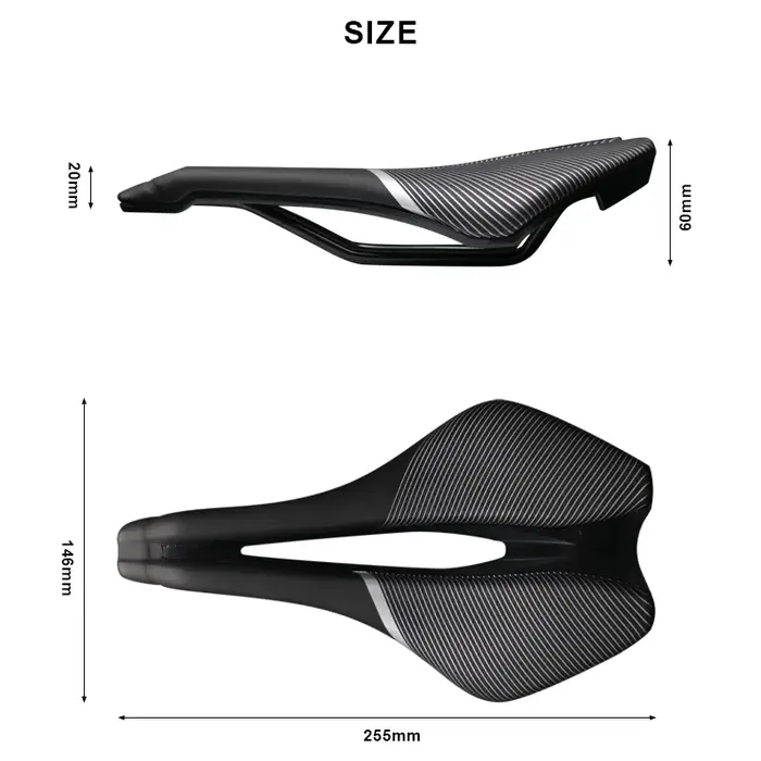 Selle creuse pour vélo de route