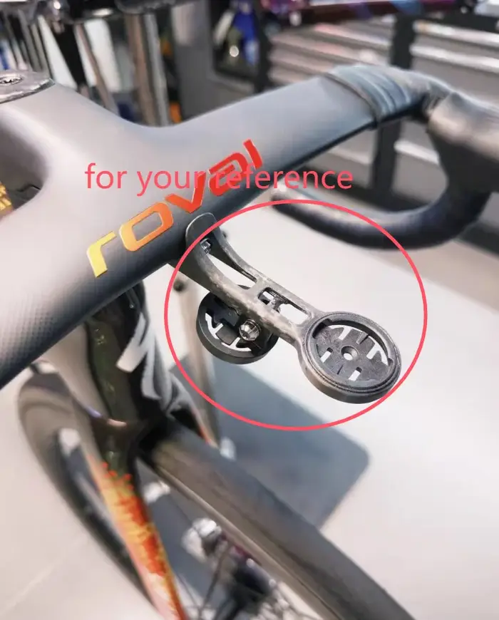 Support d'ordinateur de vélo en carbone 10g