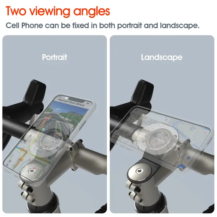 Support de téléphone pour tige de vélo