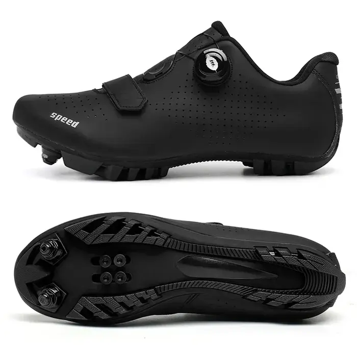 Chaussures de VTT unisexes, chaussures de cyclisme MTB pour hommes, chaussures de vélo avec crampons