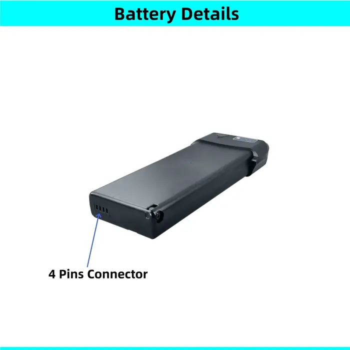 Batterie arrière T1 pour vélo de ville