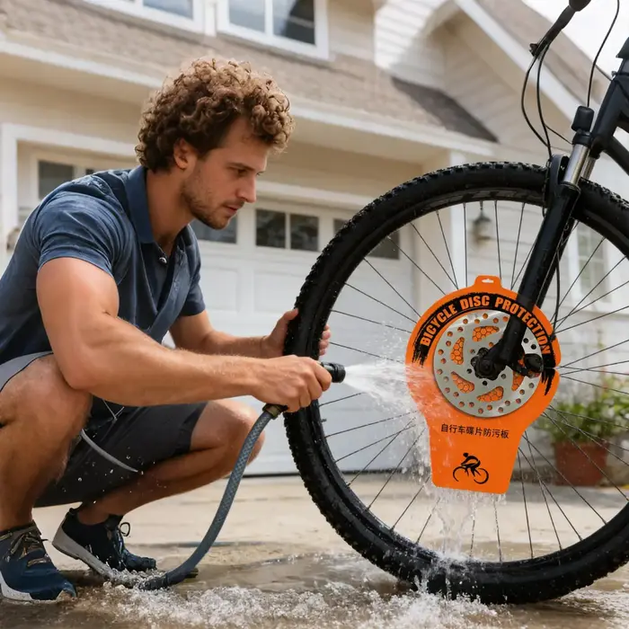 Protection de frein à disque de vélo