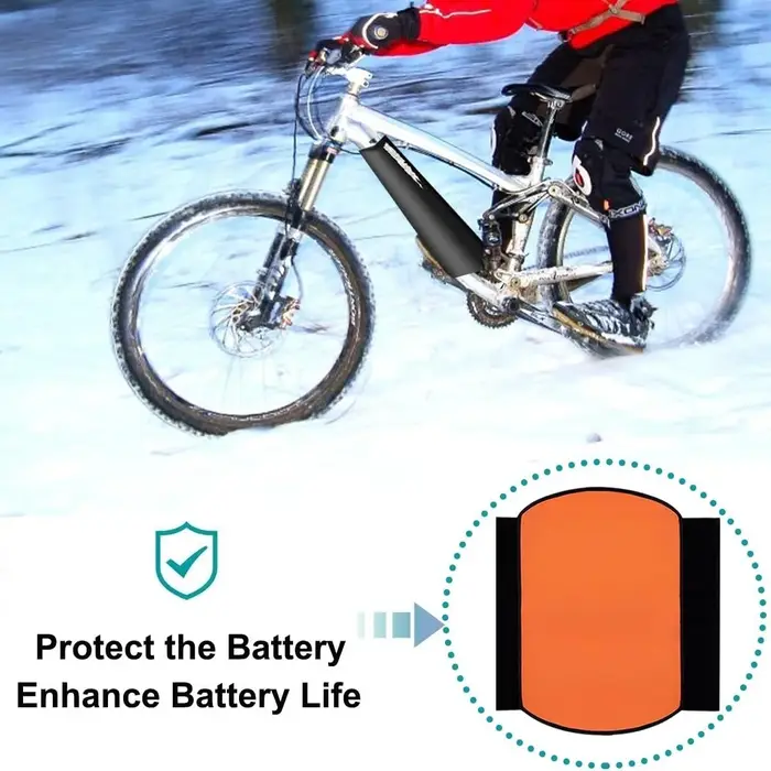 Housse de protection anti-poussière et thermique pour batterie de vélo électrique – Accessoire essentiel pour l'entretien des batteries de vélos électriques