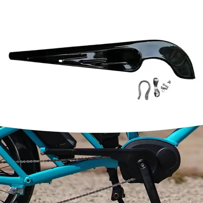 Couvercle de chaîne de vélo en métal, remplacement robuste pour vélos de 28 pouces, accessoires de c