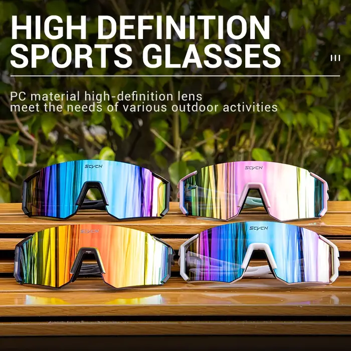 Lunettes de soleil de cyclisme pour hommes et femmes en acétate avec verres polycarbonate UV400 pour vélo de route VTT et sport extérieur