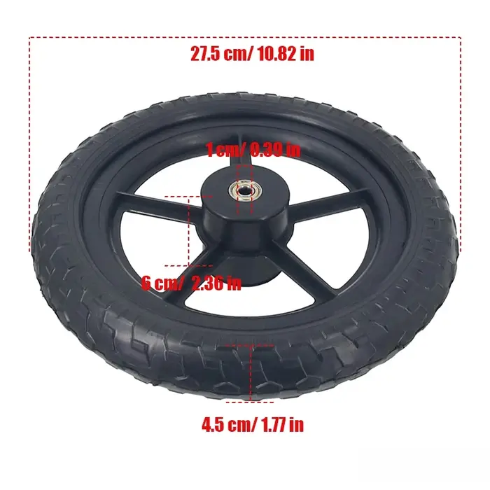 Roues de 12 pouces 12 1/2x2 1/4