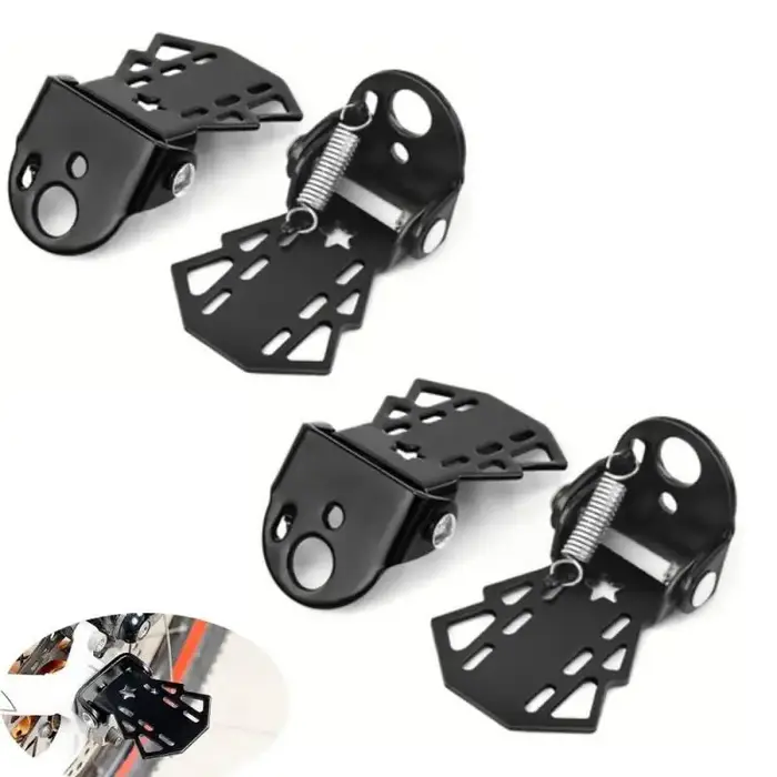 Repose-pieds pliables pour siège arrière de vélo