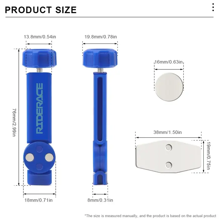 Outil de réinitialisation du piston de frein RIDERACE pour vélo, outil de pressage de frein hydraulique pour vélo, réinitialisation de frein 2 pistons et 4 pistons pour SHIMANO SRAM