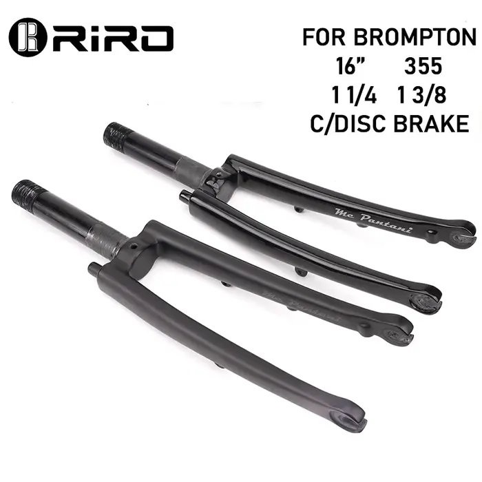 RIRO fourche de vélo pliante pour Brompton 16 ''355 1 1/4 1 3/8