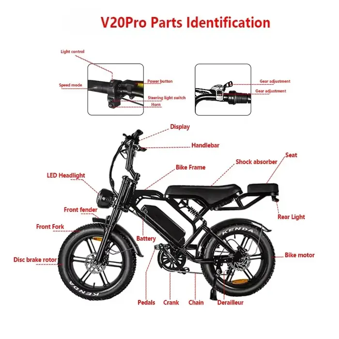 Accessoires Fatbike V20