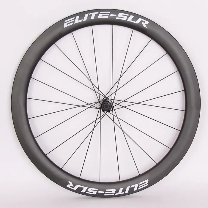 Roues ELITE-Paire de roues de vélo de route en carbone