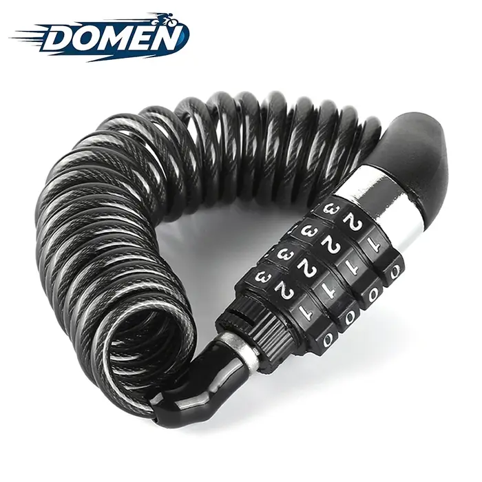 DOMEN – serrure de vélo avec chaîne en fil d'acier