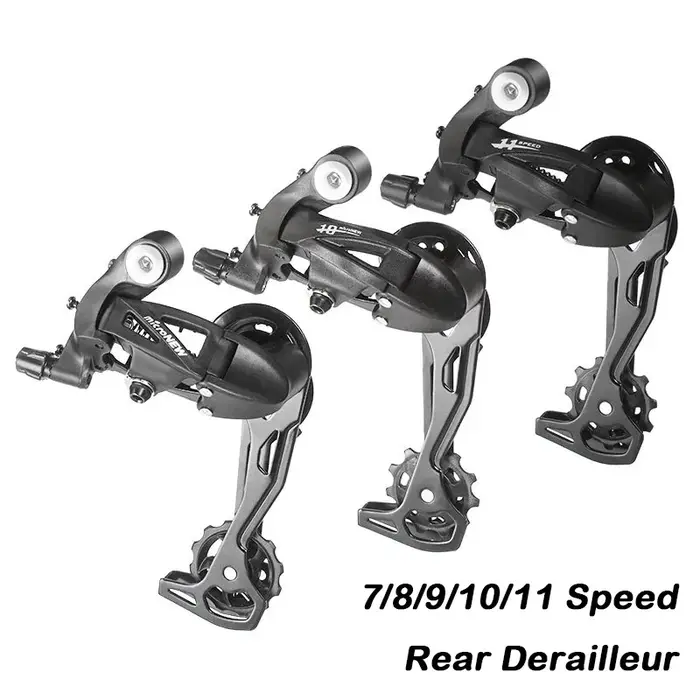 Dérailleur arrière de vélo vtt 7 8 9 10 11 vitesses, pièces de rechange, haute résistance, système 7