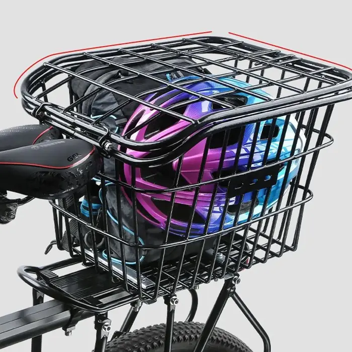 Panier arrière de vélo en métal