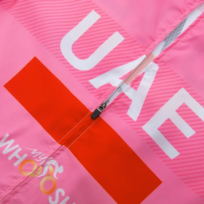 Nouveau Maillot de Cyclisme Rose 2025 Émirats Arabes Unis Hommes Femmes Équipe Pro Coupe-Vent Vélo