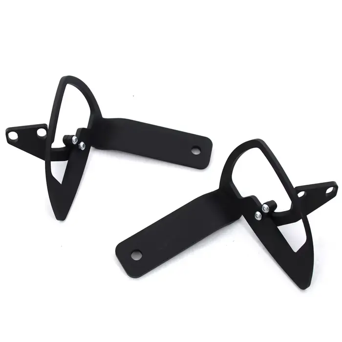 Support de fixation en aluminium pour éclairage auxiliaire de moto