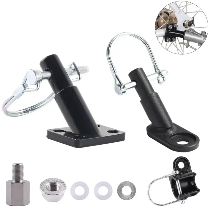Attaches de remorque universelles pour vélo en acier