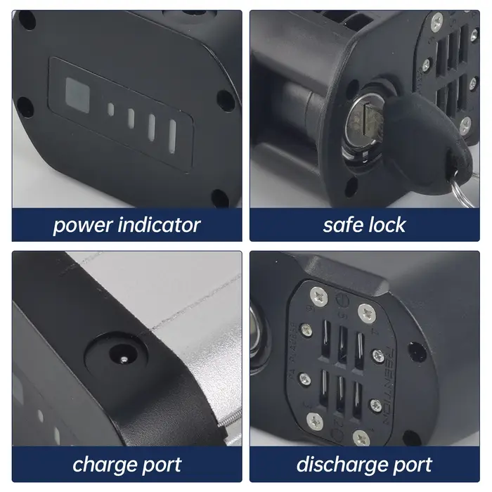 Batterie de vélo électrique pliable