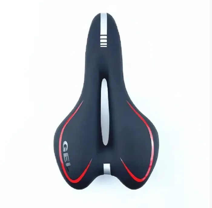 Selle de vélo confortable et antichoc en cuir PU avec rembourrage en gel pour une expérience de conduite améliorée