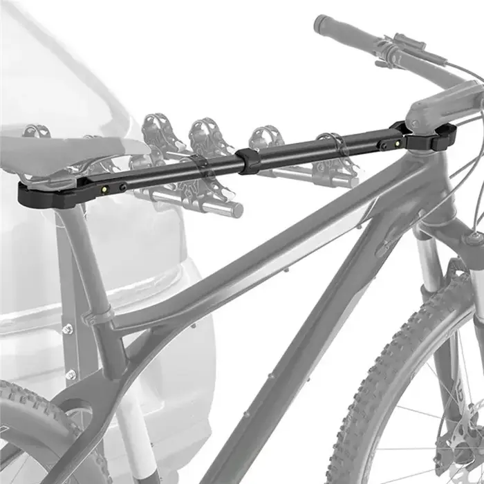 【TRAVEL ESSENTIAL】CXWXC Porte-vélo réglable avec barre transversale, adaptateur de tube supérieur pour vélos électriques, vélos de montagne à suspension intégrale