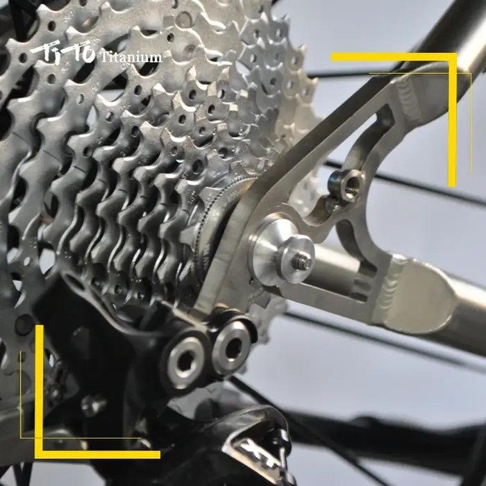 Titanium 1 paire de broches de roue en titane à dégagement rapide pour vélo de route