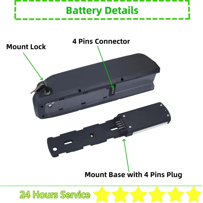 Hailong-Batterie 36V, 7